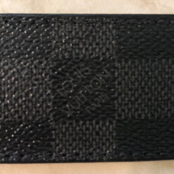 LV INITIALES Graphite 40MM REVERSIBLE BELT - Picture 3 of 4